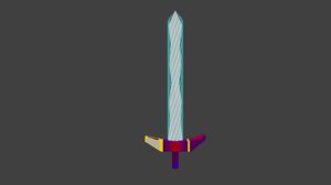 magic sword 3D model