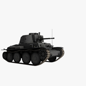 3D model panzer 38 t