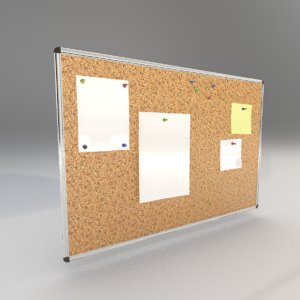 notice board 3D model