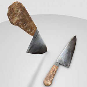 3D knife model