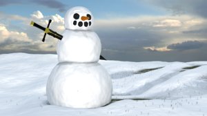 snow blender 3D model