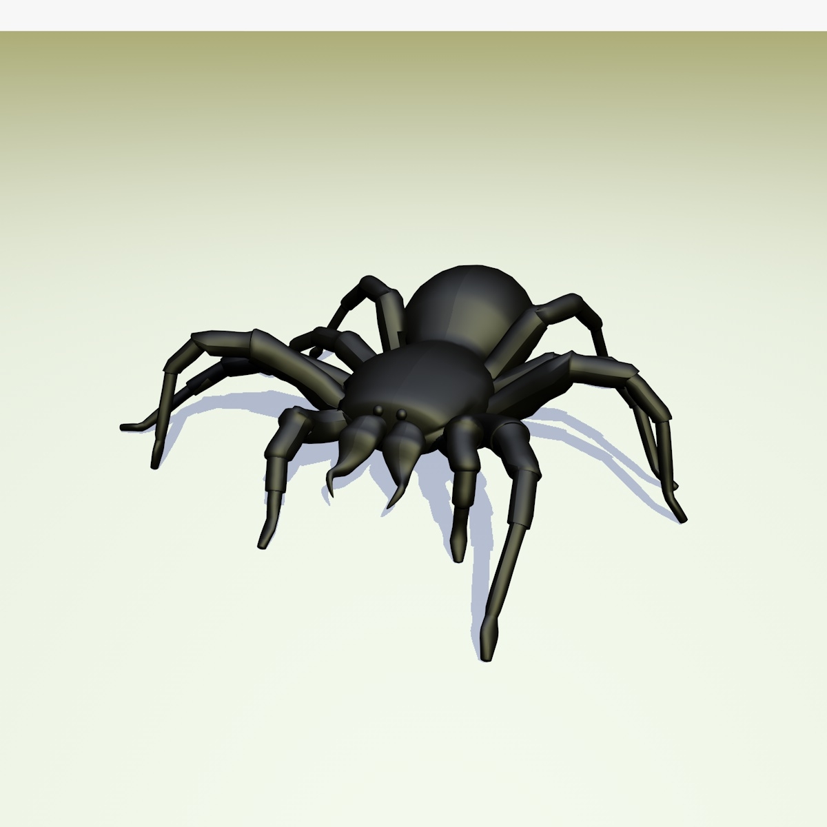 动画步行蜘蛛版本13d模型