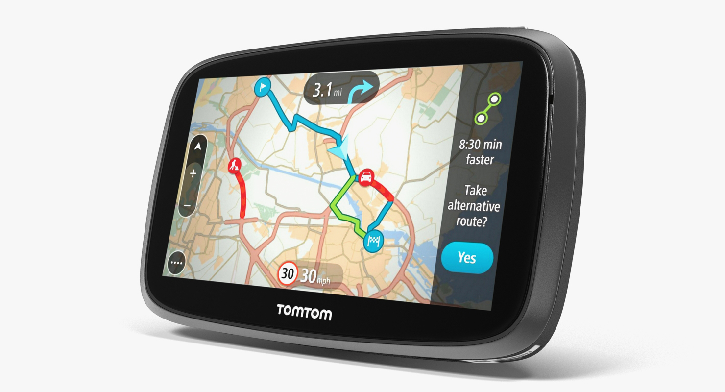 휴대용 GPS 장치 TomTom GO 500 3D 모델 TurboSquid 1196773