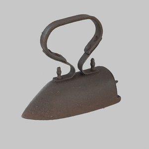 3D iron old model