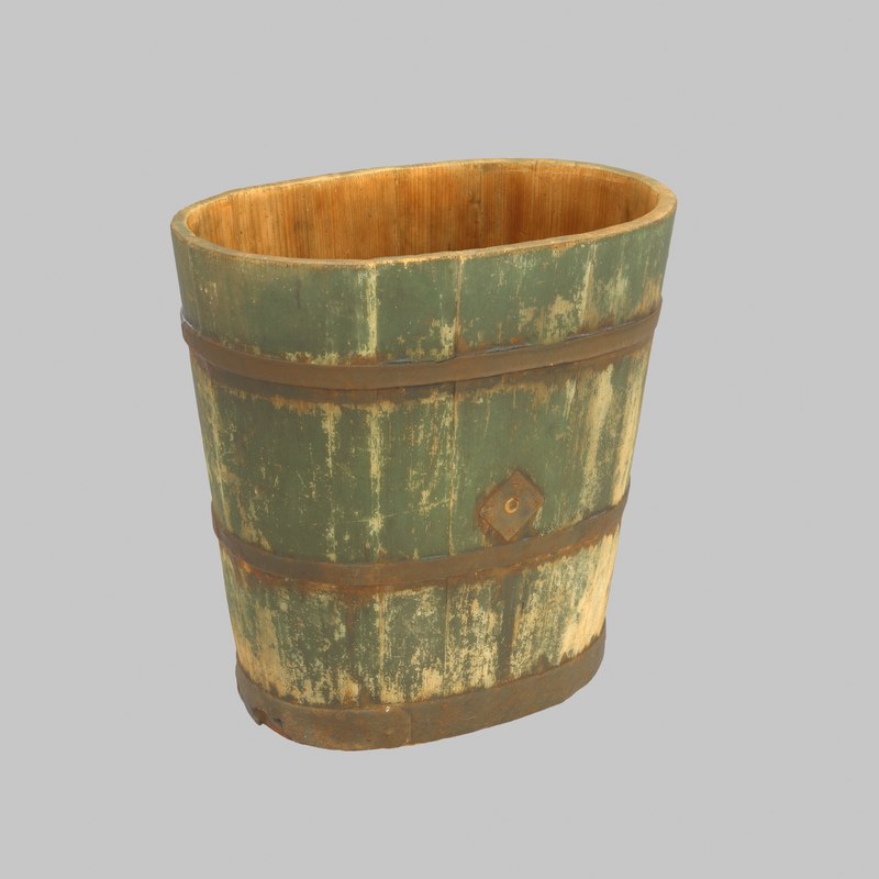 Vat wood wooden model TurboSquid 1197209