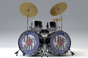 drum kit 3D model