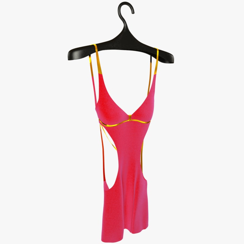 Dress hanger 3D model TurboSquid 1197442