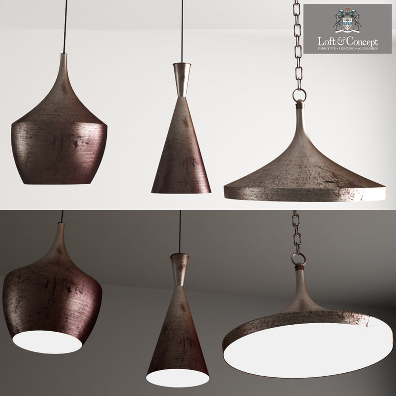 Copper Pendant Lamp Beat Turbosquid 1197491 Copper Pendant Lamp Beat