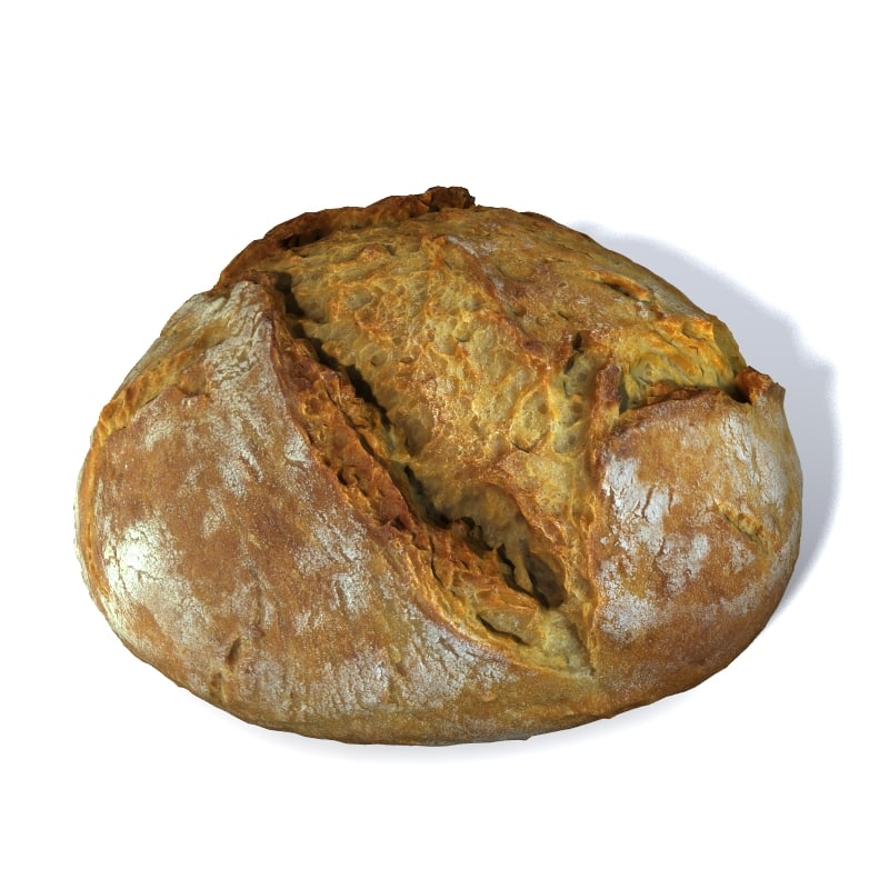 3d simulation bread
