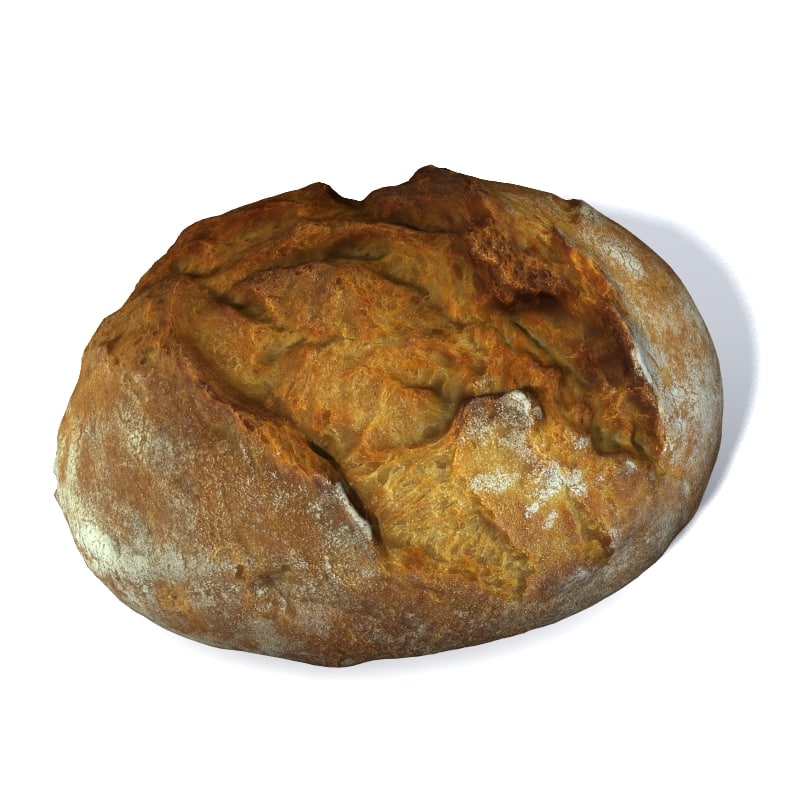 3d simulation bread