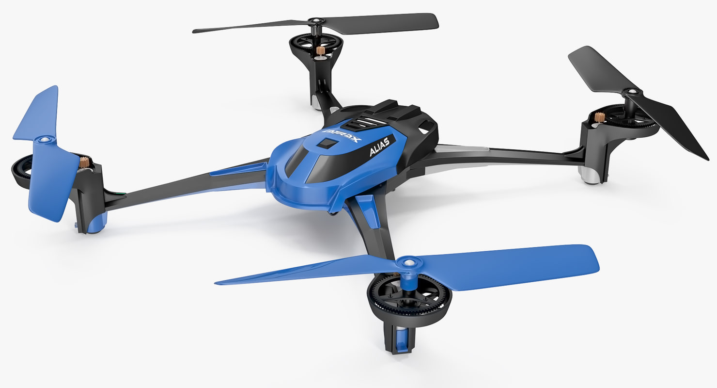 3D model quad rotor helicopter latrax TurboSquid 1197613