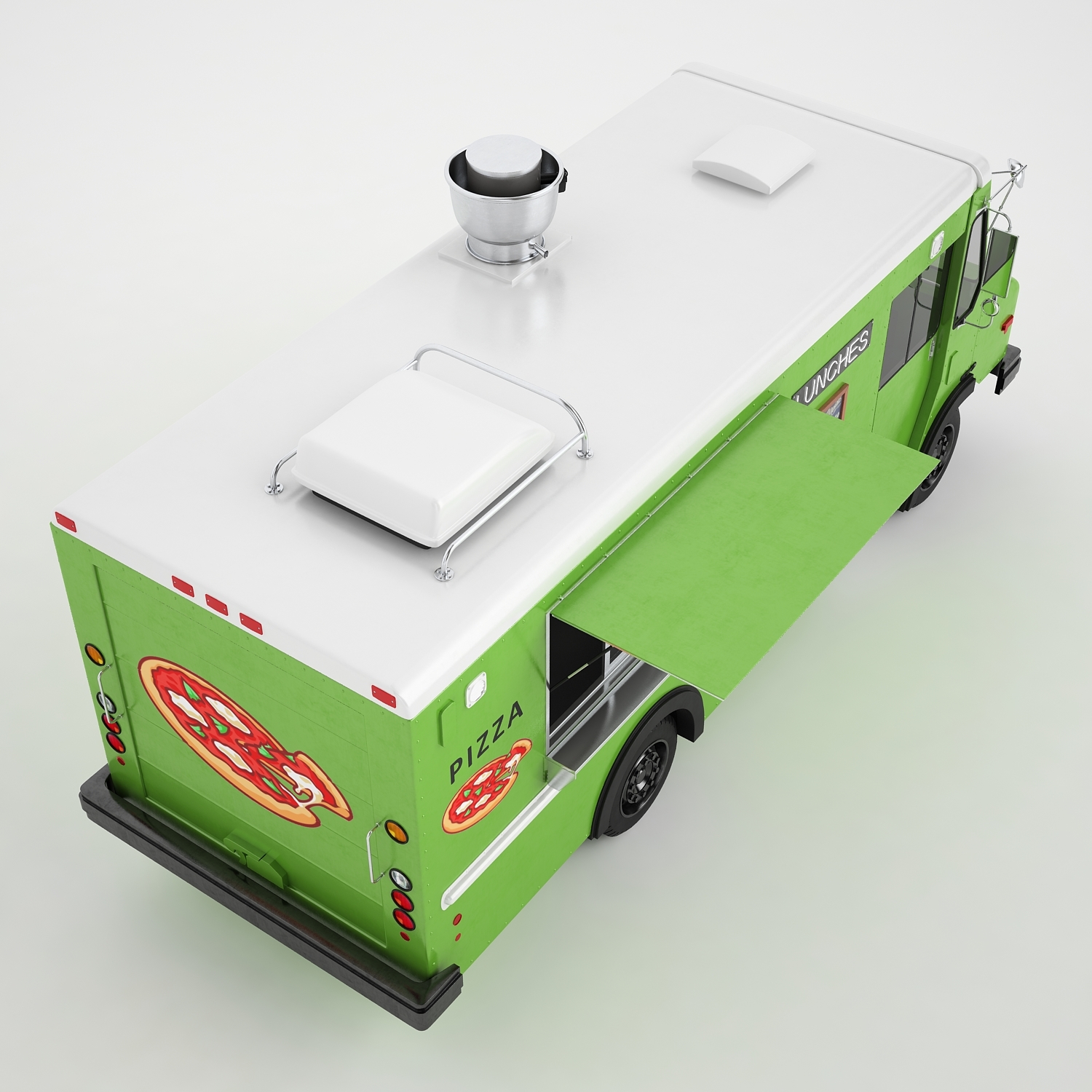 Food truck model TurboSquid 1197631