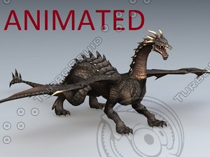 dragon rigged vr ar 3D model