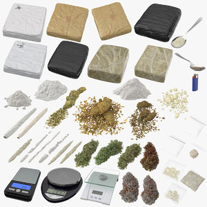 drugs scales marijuana model