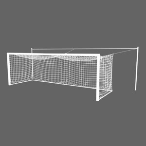 professional soccer goal 3D