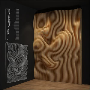 3D parametric wall model