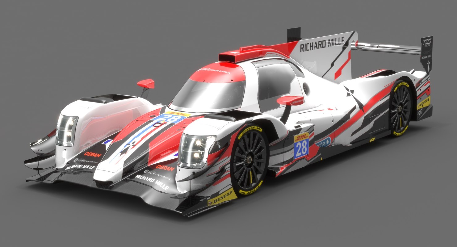 Tds racing lmp2 wec 3D model - TurboSquid 1197942