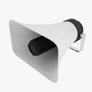 3D model loudspeaker speak speaker