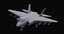 3D f-35c lightning strike fighter model