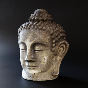 buddha head 3D model