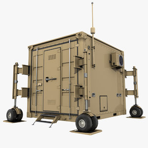 uav drone 10 feet container 3D