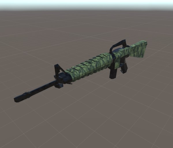 銃3dモデル Turbosquid