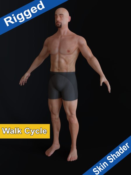 3D male character