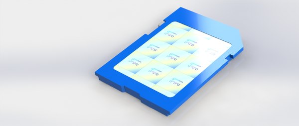 Sd card 3D model - TurboSquid 1198502