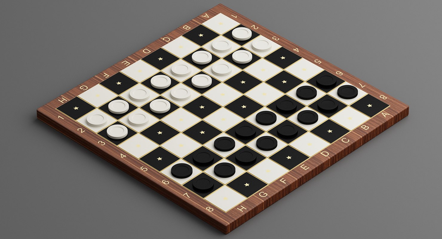 3D checkers modelled - TurboSquid 1198560