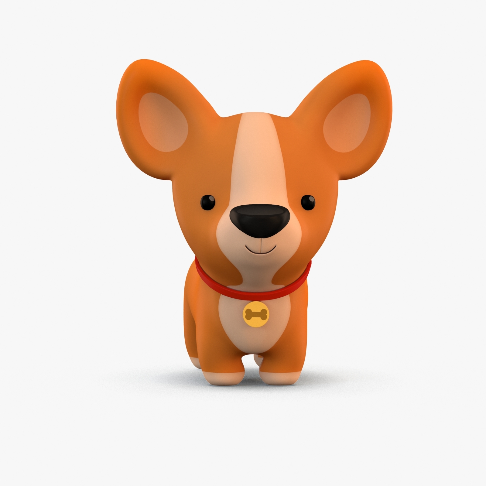 3D model cute cartoon dog TurboSquid 1198581