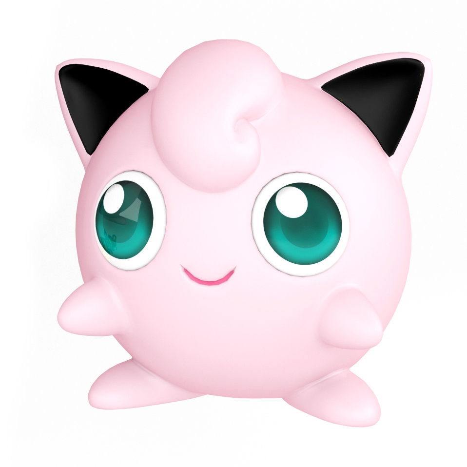 3D pokemon igglybuff - jigglypuff - TurboSquid 1198696