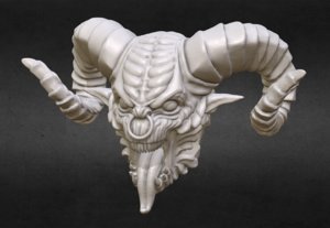 demon head bead 3D model