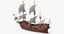 spanish galleon ship 3D model
