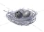 3D bird nest eggs model