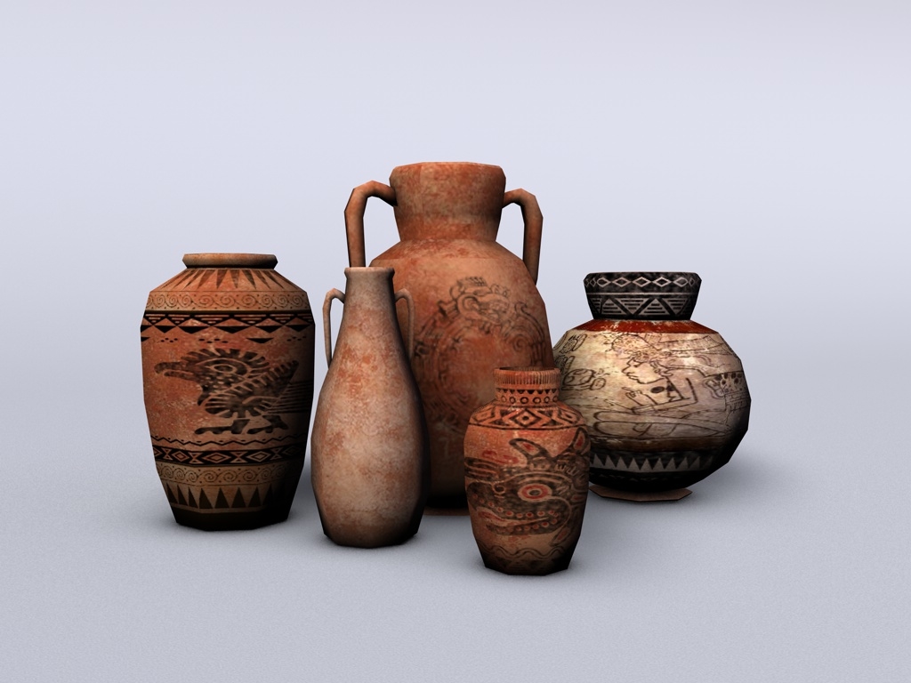 3d Ancient Vases Turbosquid 1198889