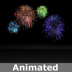 fireworks animation model