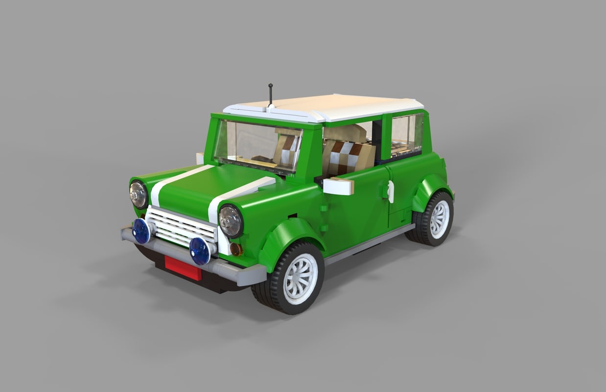 3D lego car model TurboSquid 1198945