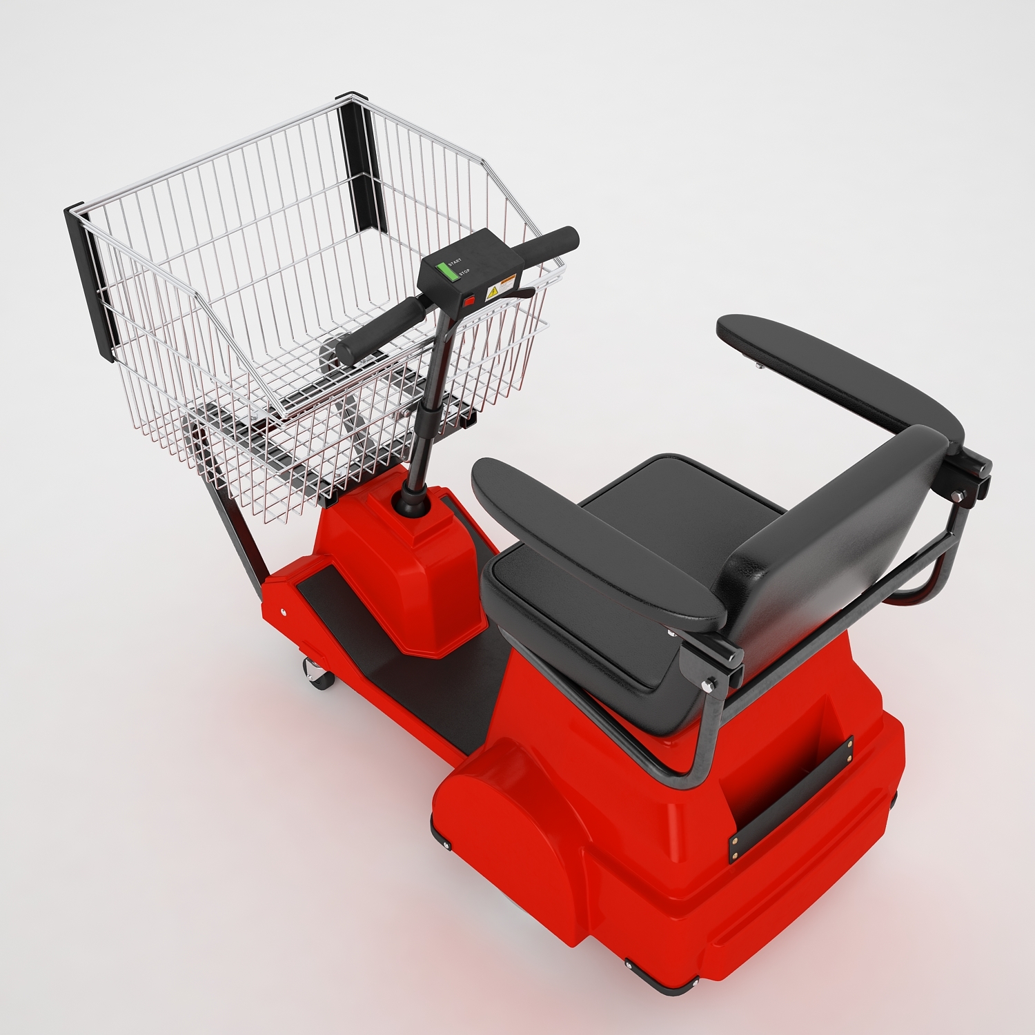 3D electric shopping cart TurboSquid 1199167