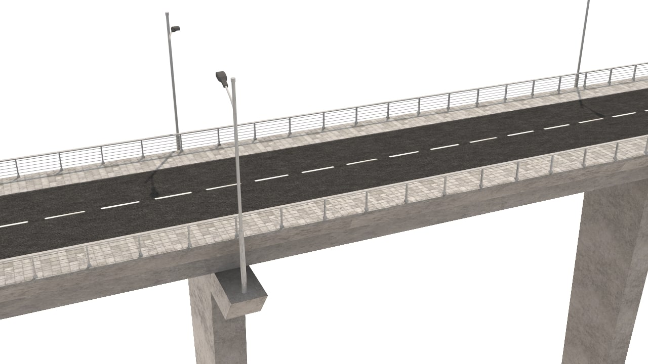 highway underpass bridges models