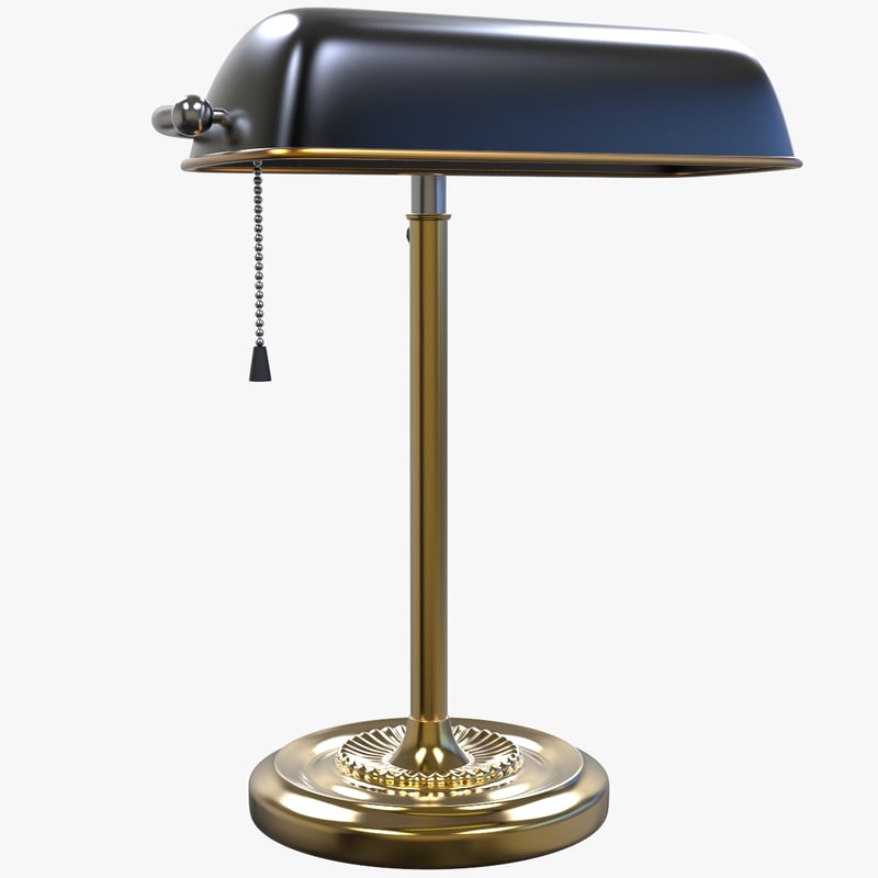 Vintage Desk Lamp 3d Model Turbosquid 1199443 Vintage Desk Lamp 3d Model