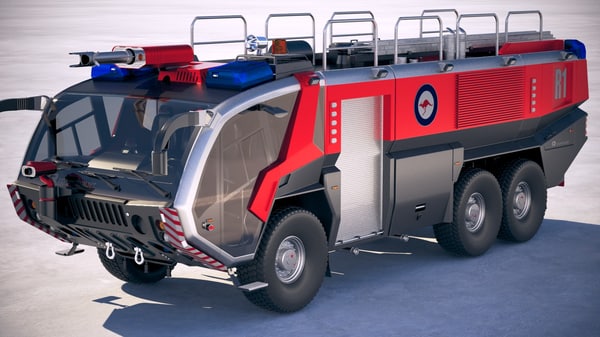 lightwave消防车模型