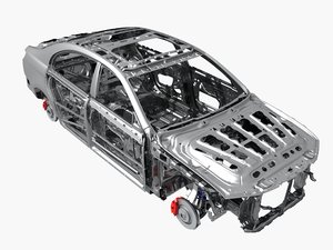 body car frame 3D model