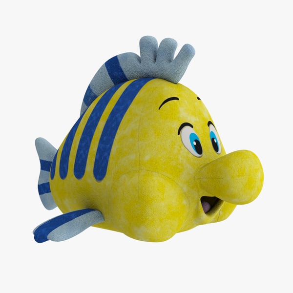 peluche de flounder