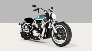 harley davidson motorcycle 3D model