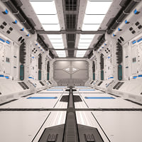 Sci Fi Interior 3d Models For Download Turbosquid