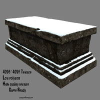 3D base snow model