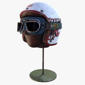 3D helmet glasses