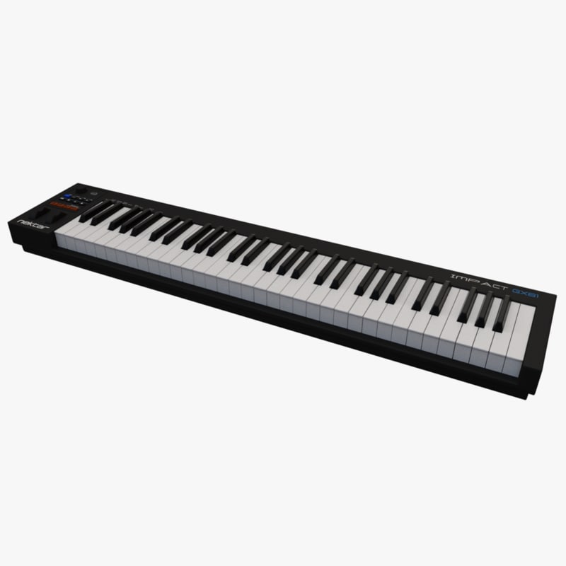 Midikeyboard keyboard 3D model TurboSquid 1200477