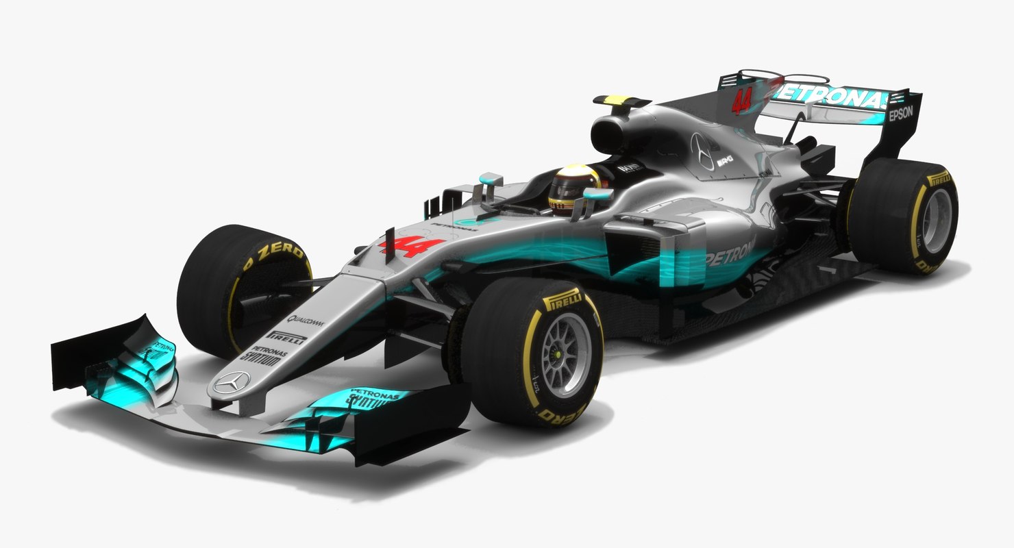 3D mercedes w08 eq power - TurboSquid 1200530