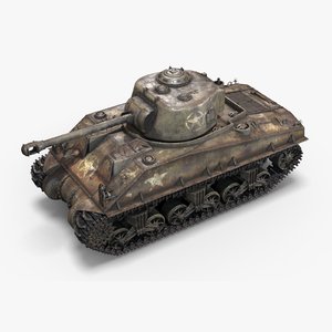 m4a4 sherman tank model
